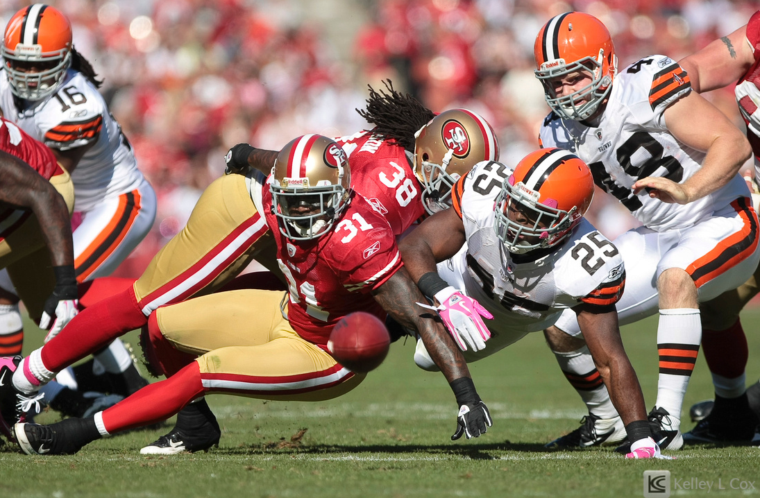 Kelley L Cox San Francisco 49ers defeat the Cleveland Browns 2010
