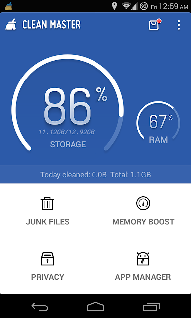 تحميل برنامج كلين ماستر لتسريع أجهزة الأندرويد Download Clean Master App