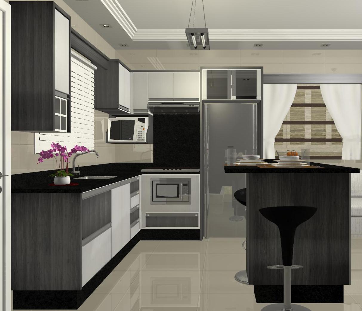Espa O Nobre Design Cozinha C Ilha Modelo 2 R Fia Cinza Montego Espa O Nobre Design Cozinha C Ilha Modelo 2 R Fia Cinza Montego