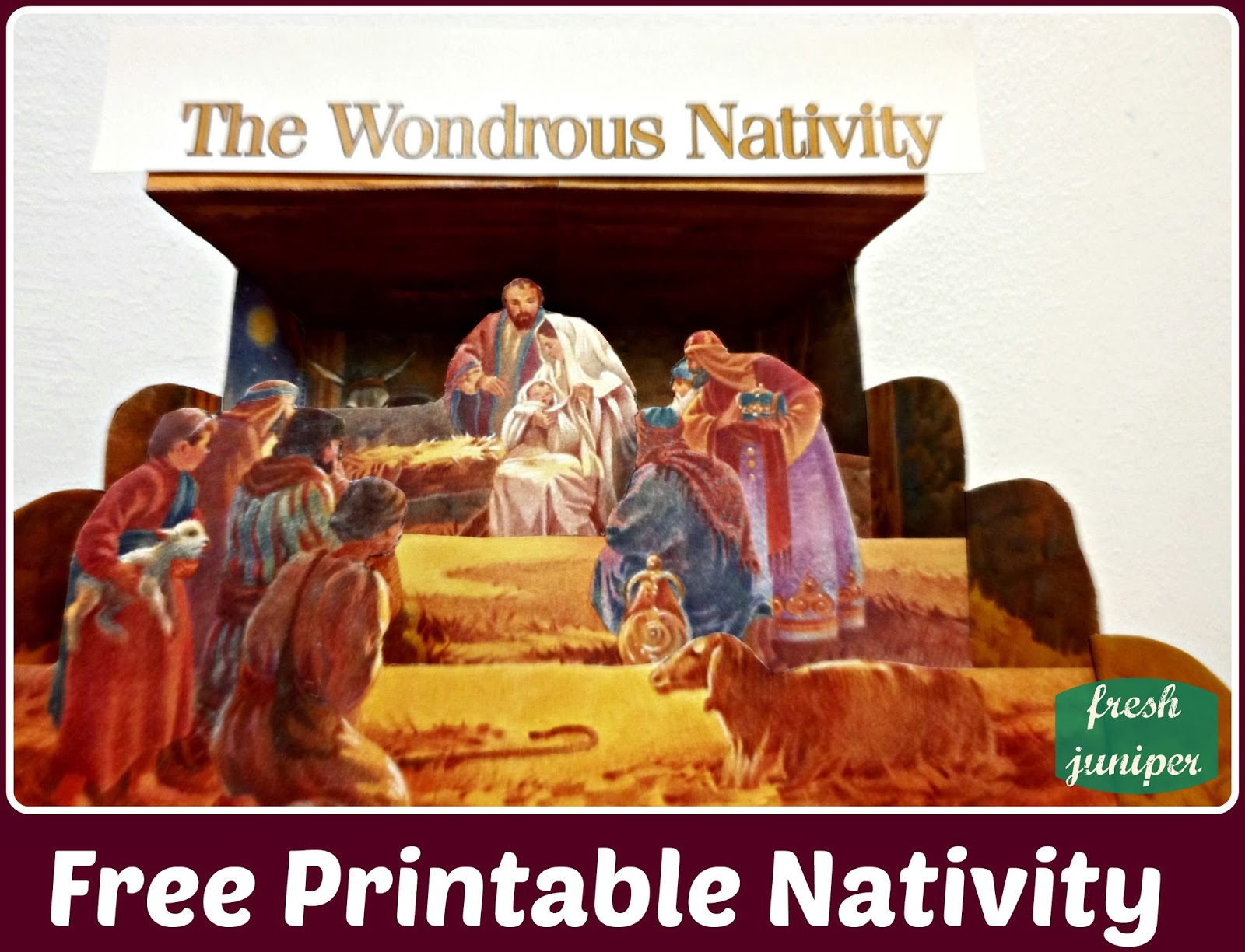 nativity printable