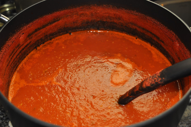 seeshellspace Homemade Rosemary Garlic Tomato Sauce
