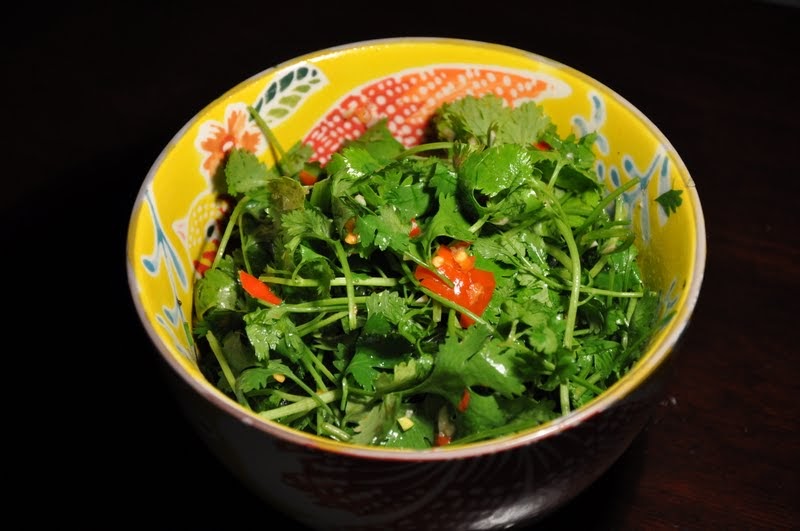 Slice of Rice Spicy Coriander Salad
