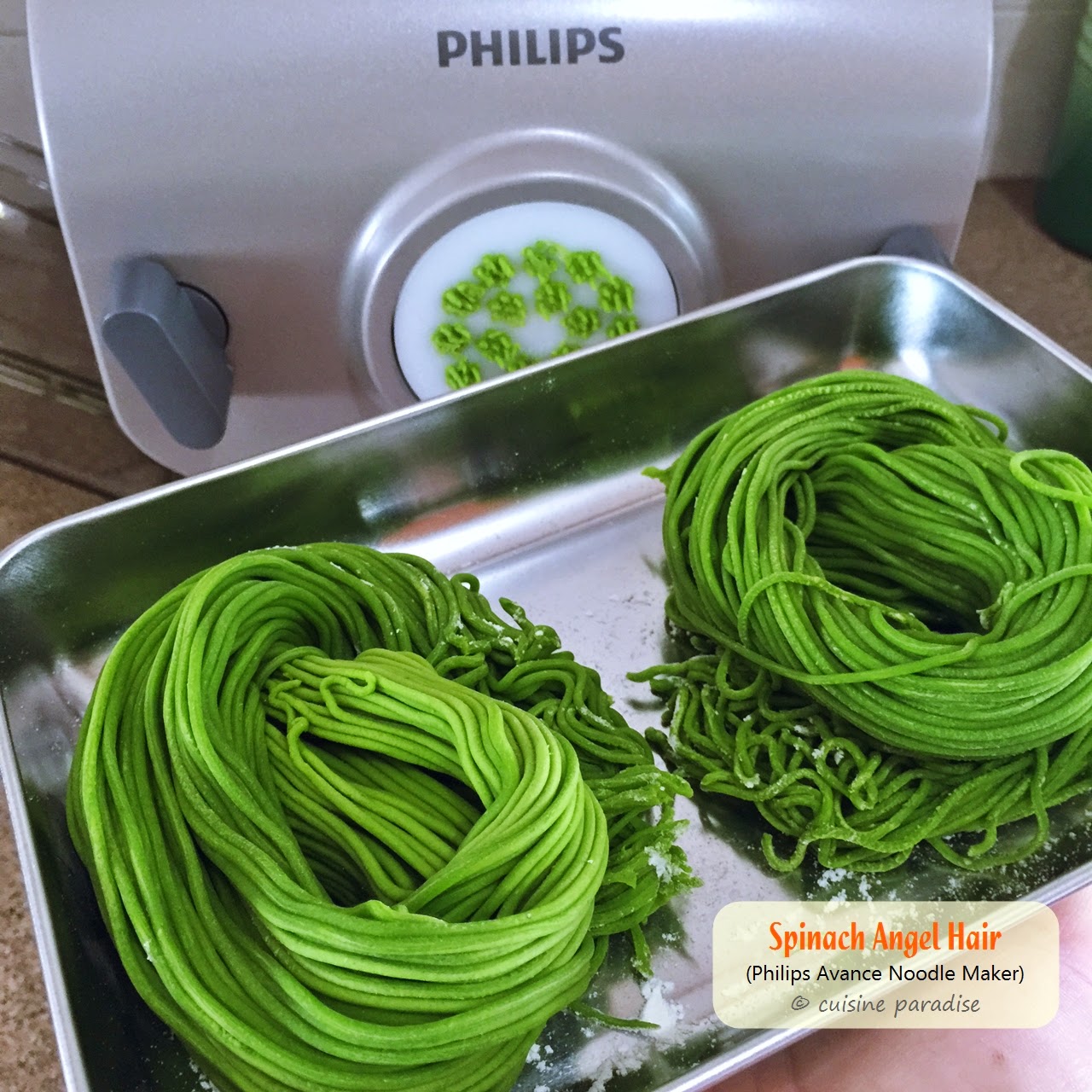 Give Peas a Chance: Chinese Egg Noodles (Philips Pasta Maker)