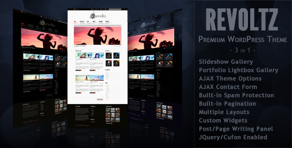 Revoltz WordPress Theme Free Download by ThemeForest.
