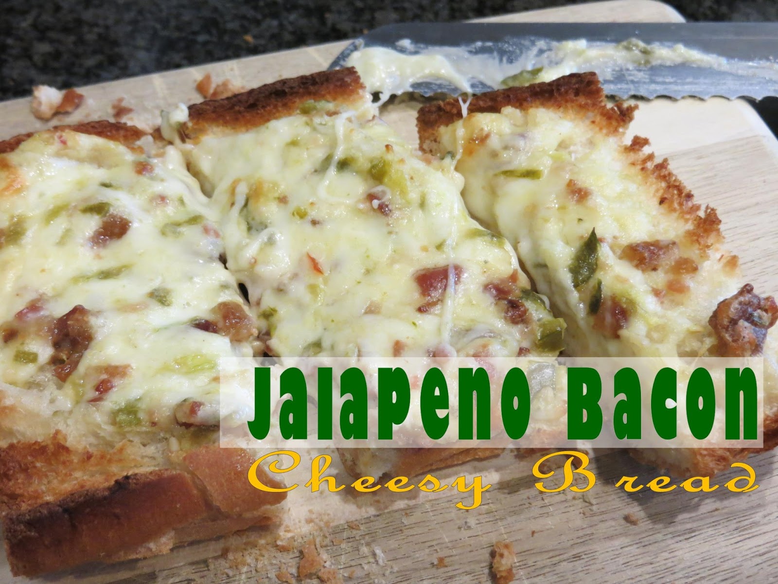 Two Magical Moms Jalapeno and Bacon Cheesy Bread