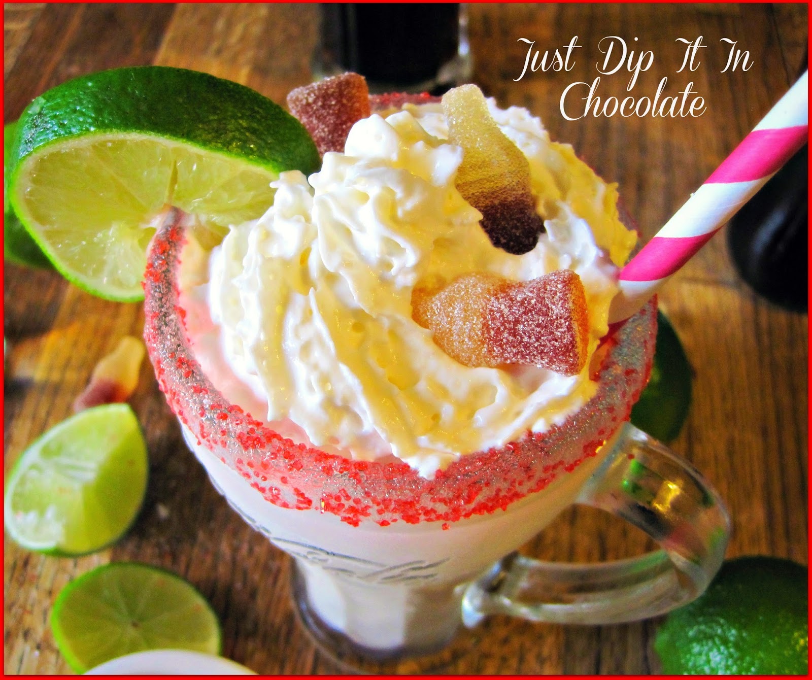 Just Dip It In Chocolate Rum and Coke Mocktail Milkshake Recipe