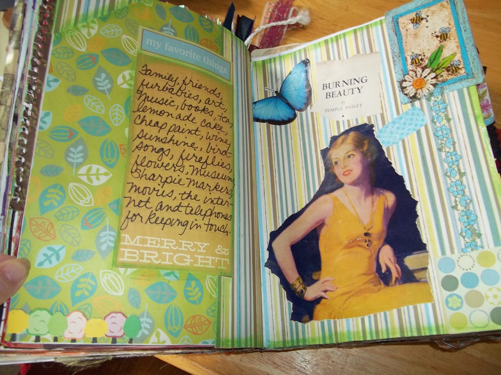Inside my Junk Journal Julie's Journey Journals