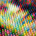 Retratos realizados con cientos de crayones