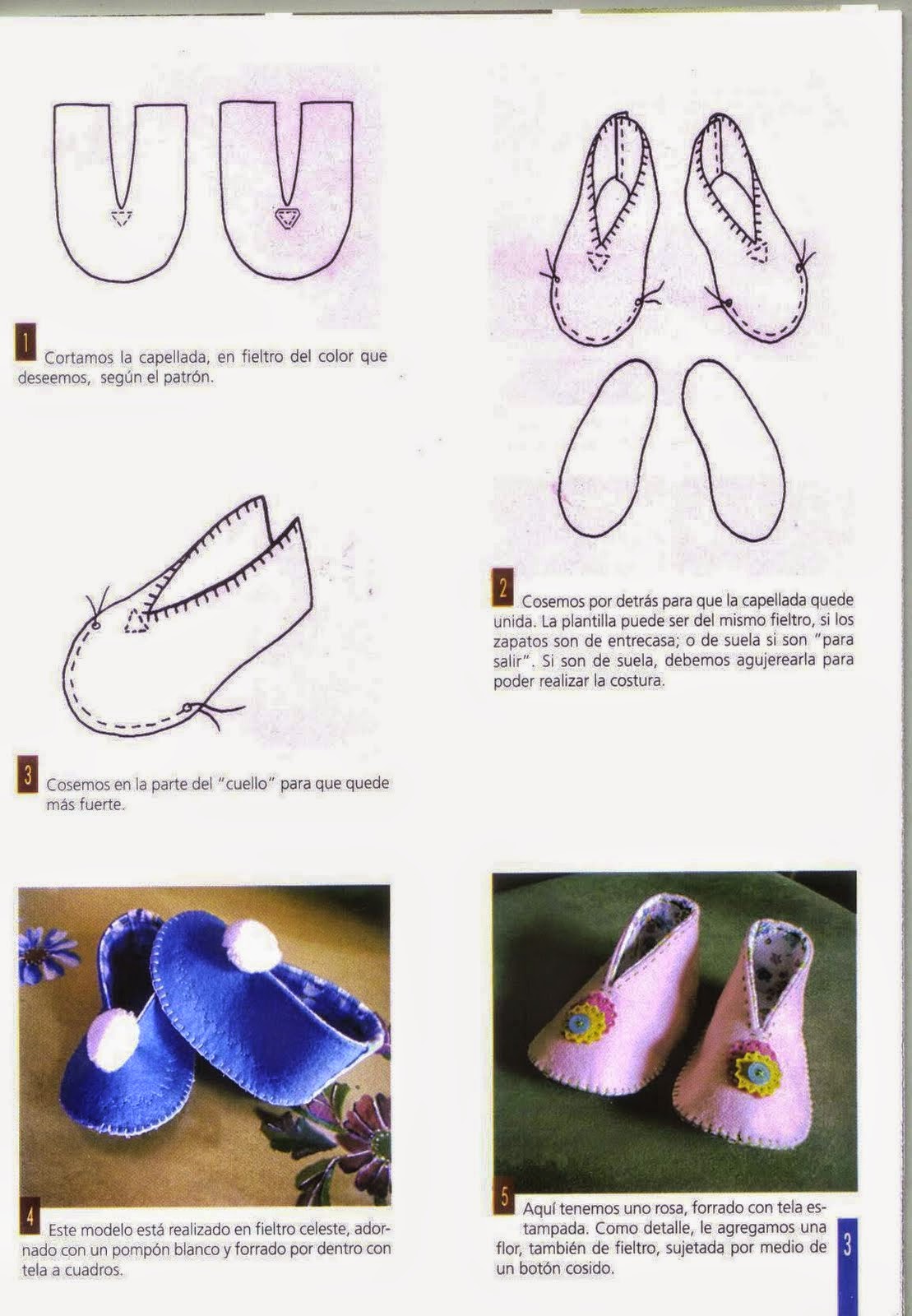 Molde De Sapatinho De Bebe Em Tecido Passo A Passo