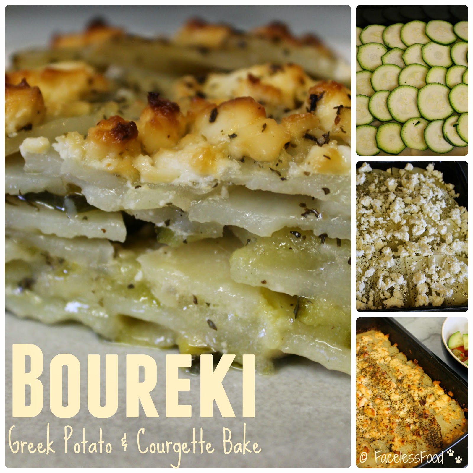 We Don't Eat Anything With A Face Boureki Greek Potato & Courgette Bake