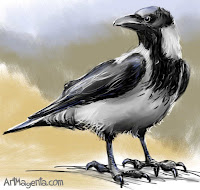 Crow by ArtMagenta.com