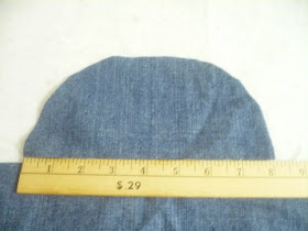 sewing yoke to coveralls