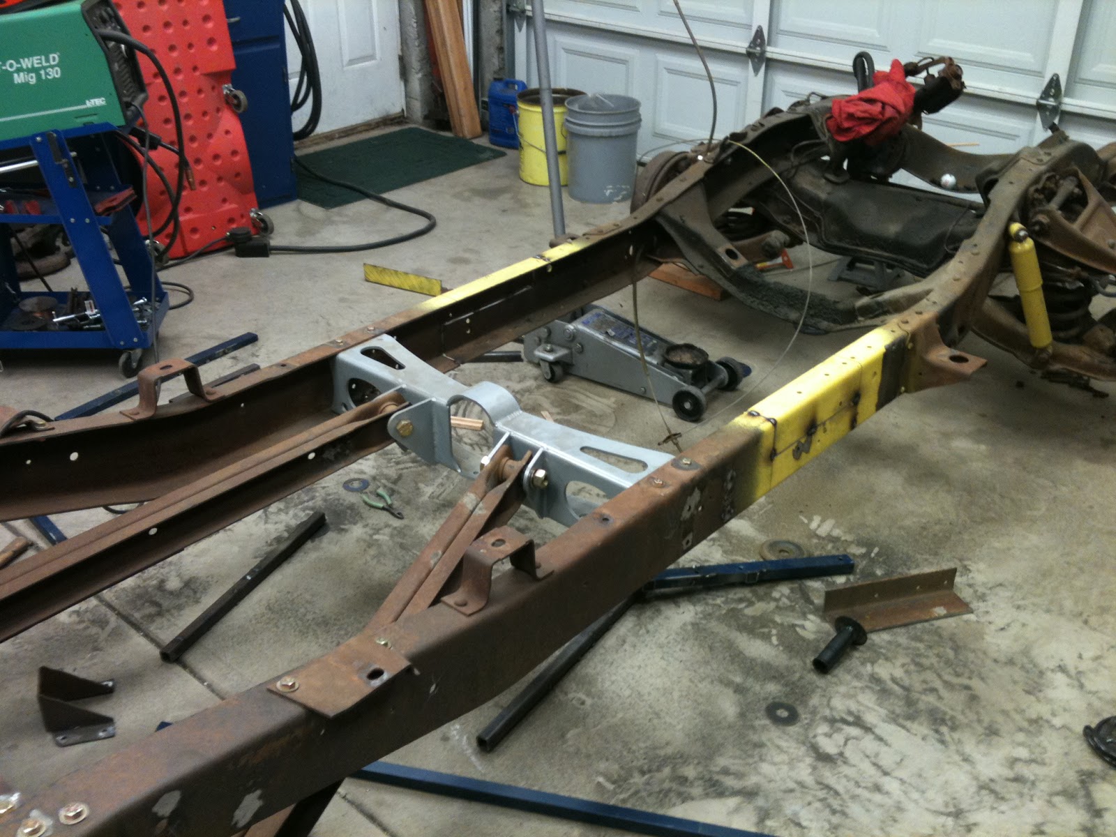 1967 Chevy C10 Long Bed to Short Bed Conversion January 2012