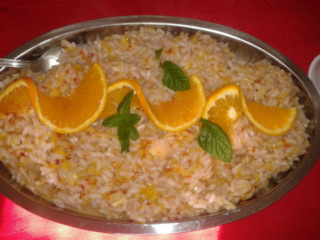 risotto all'arancia