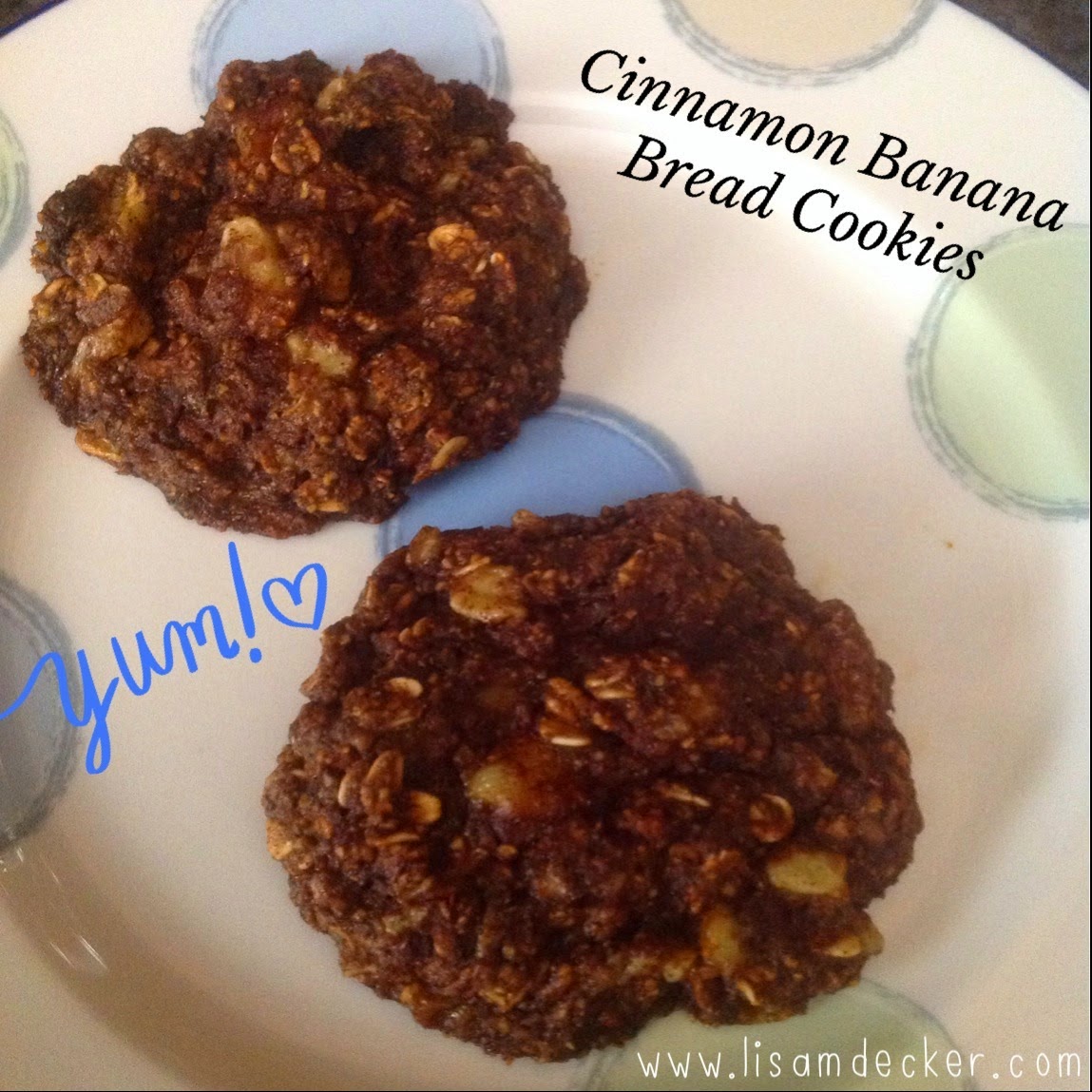 Cinnamon Banana Bread Cookies