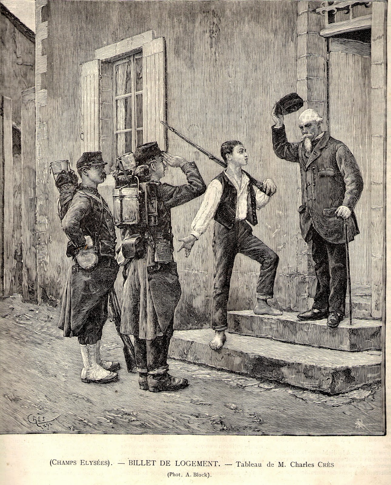 Chroniques du temps passé Billet de logement.