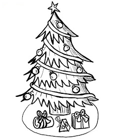Christmas tree for coloring pdf Free Coloring Pages: Christmas Tree Coloring Pages