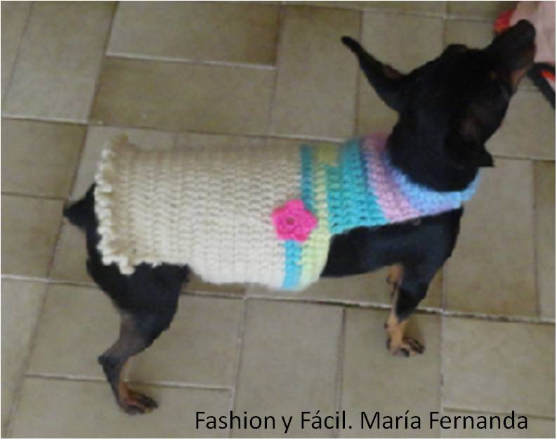 Fashion y Fácil DIY: Ropa para perros a ganchillo. Chalecos y vestidos de crochet  para perros (Crocheted dog dresses)
