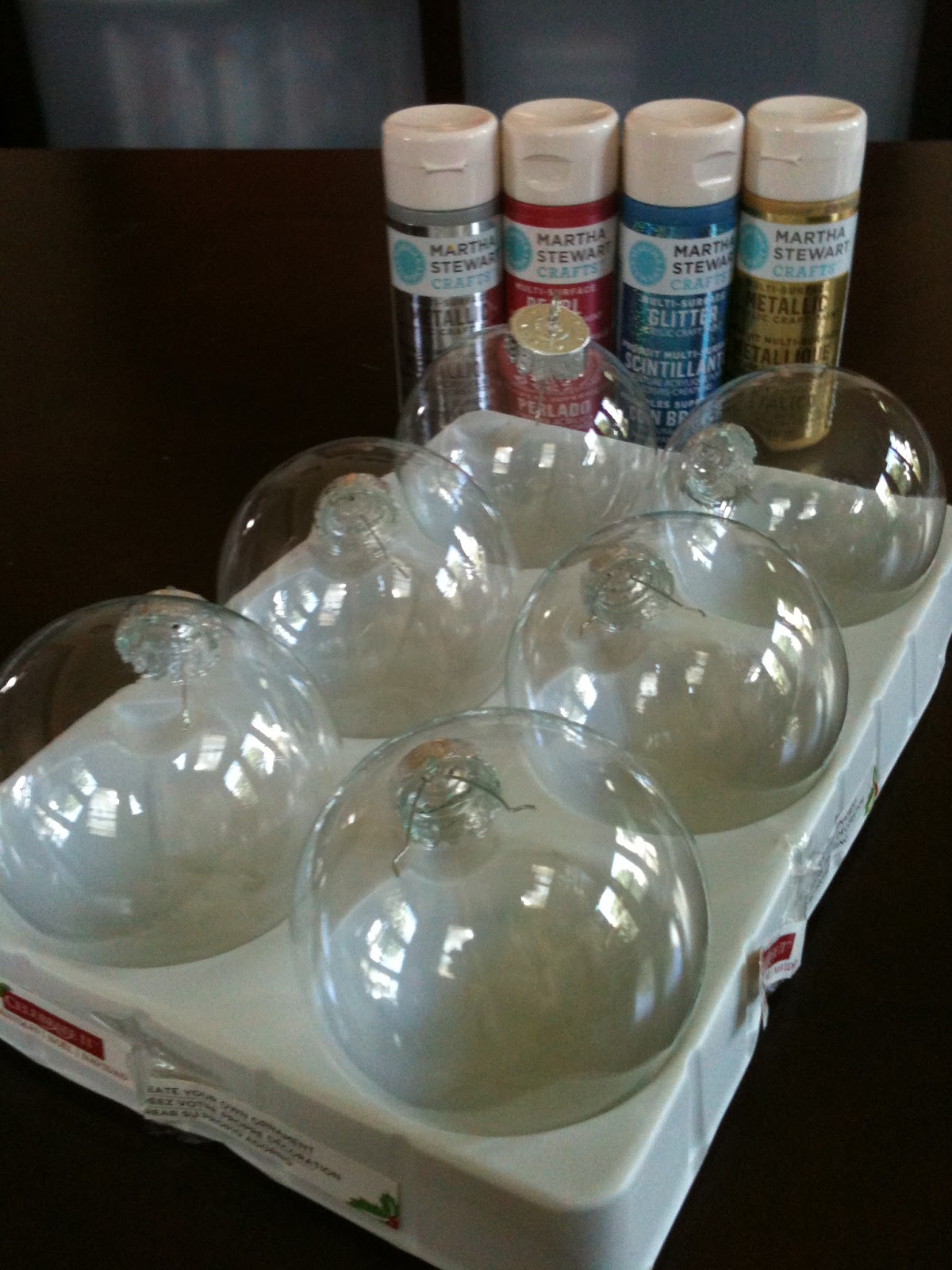 Holly Goes Lightly DIY Painted Glass Ornaments