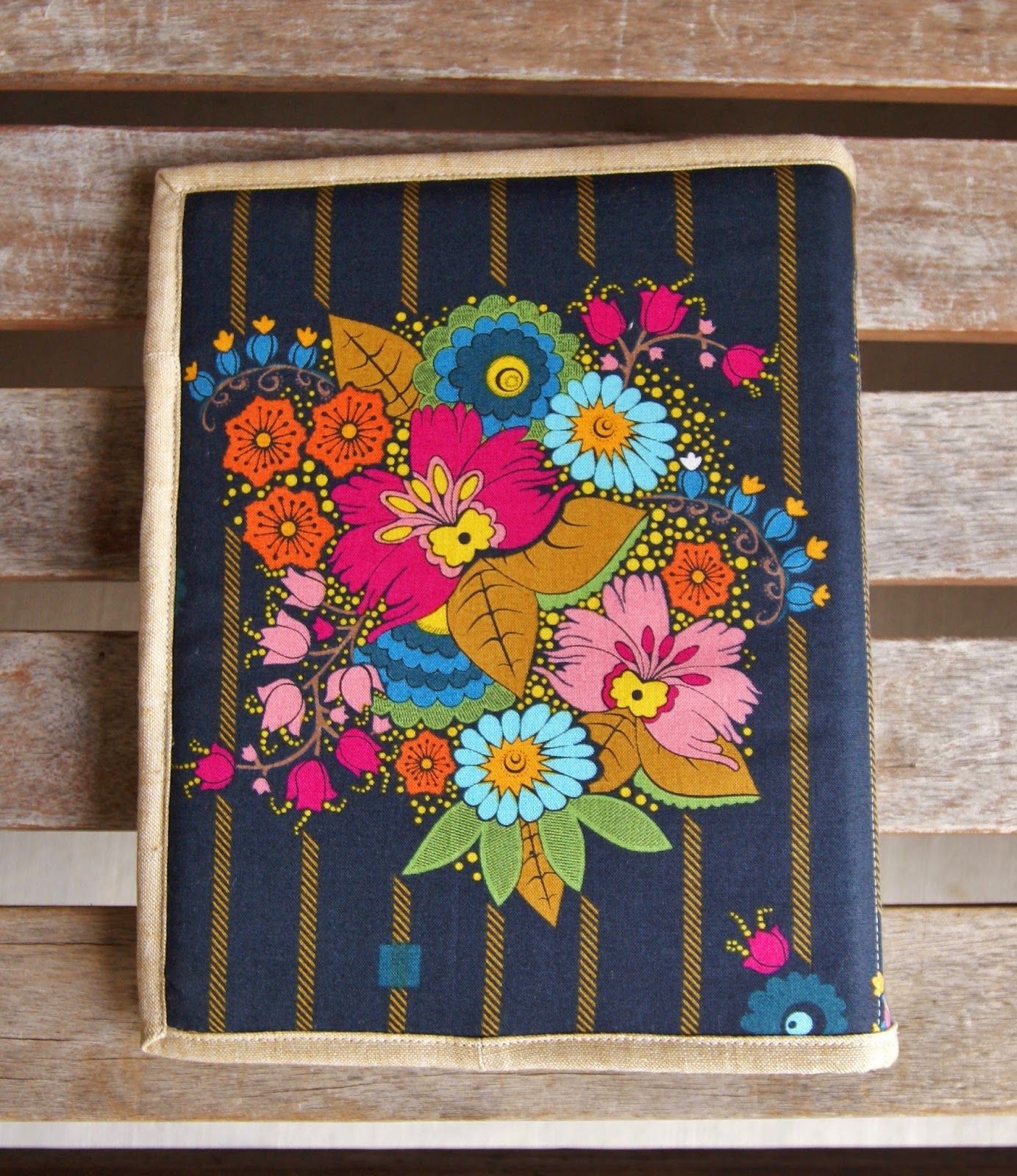 Fabric Mutt Folk Song Notebook Cover