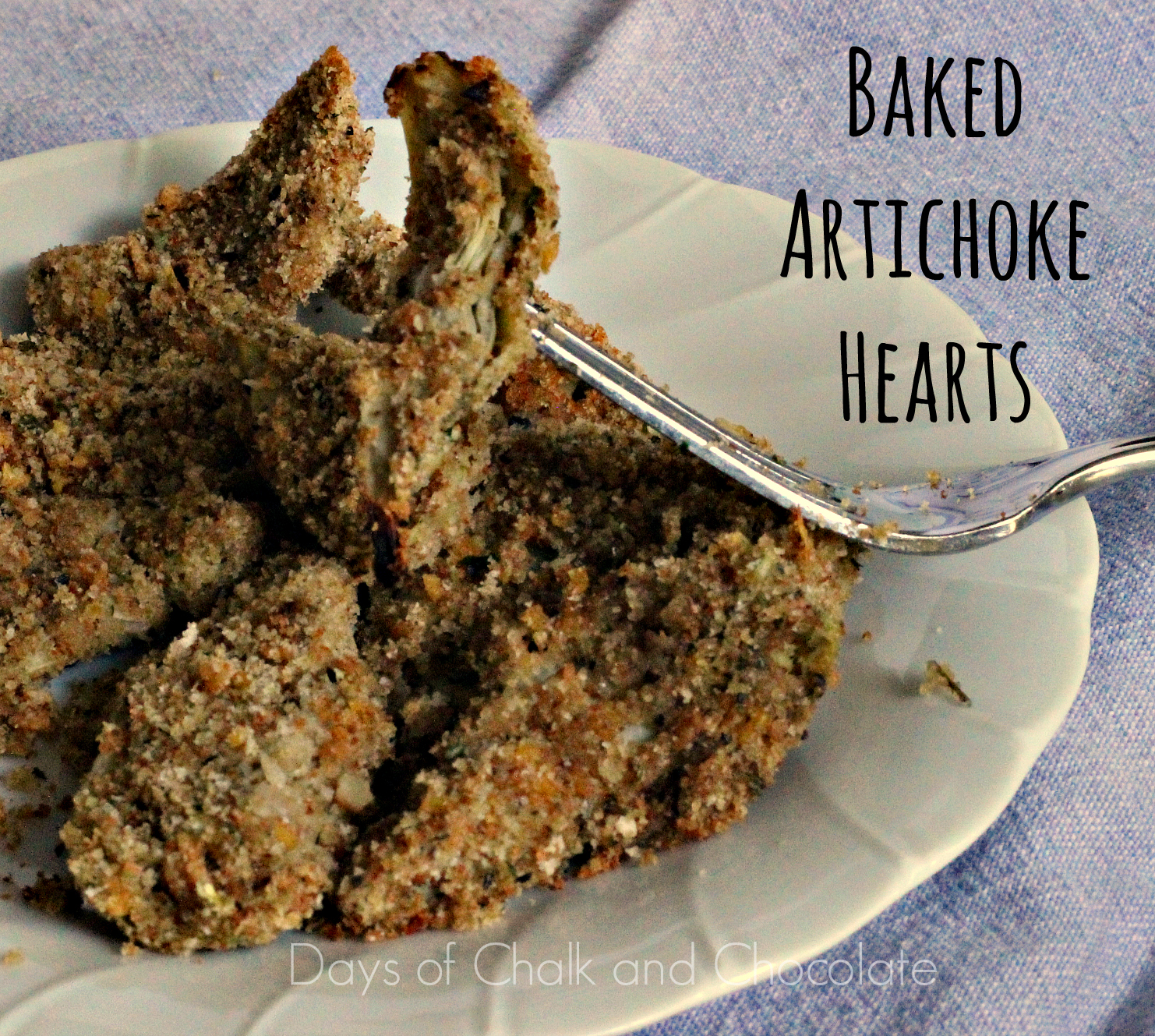 Baked Artichoke Hearts Days of Chalk and Chocolate