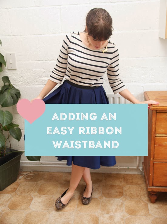 How to sew a simple DIY ribbon waistband How to sew a simple DIY ribbon waistband