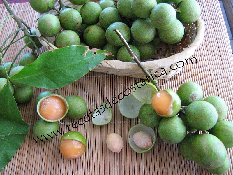 Cocina Costarricense fruta del mamón mamones