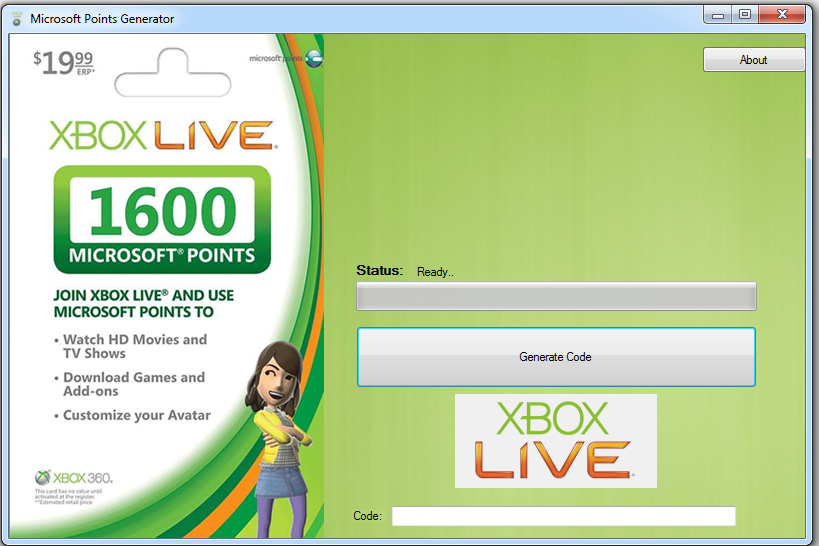 Xbox live microsoft point generator free download link