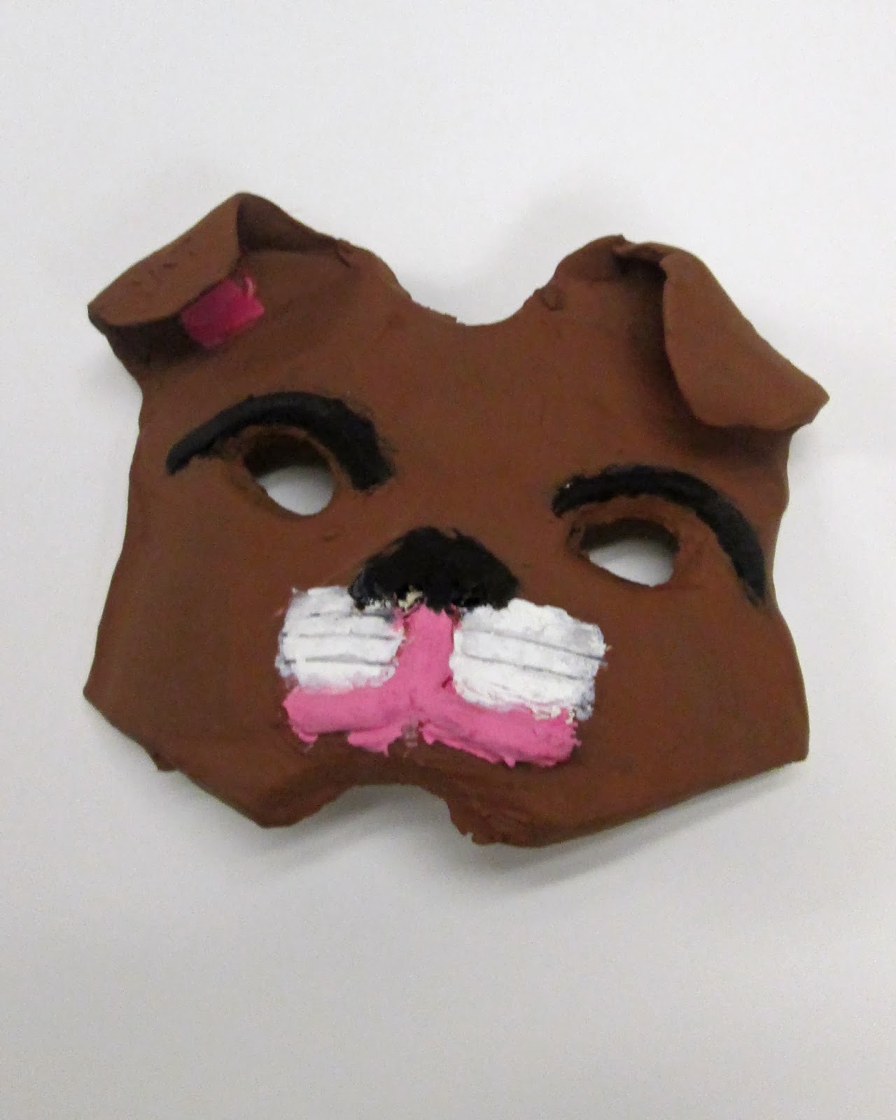 Art at Leestown Clay Masks