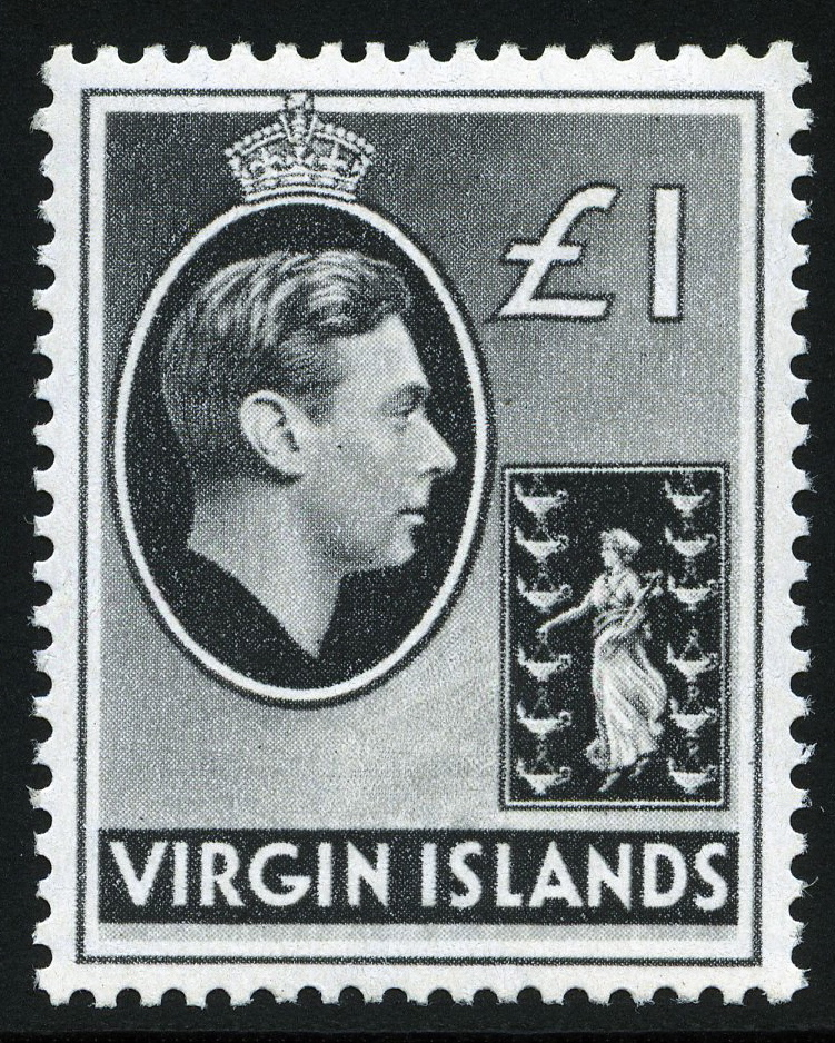 King VI Postage Stamps Virgin Islands Stamps 1937 1952
