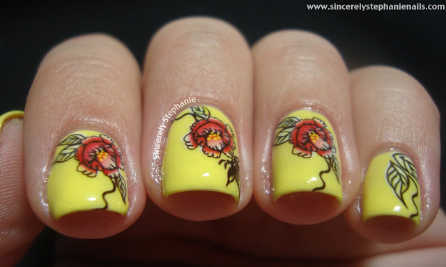 flower water decals