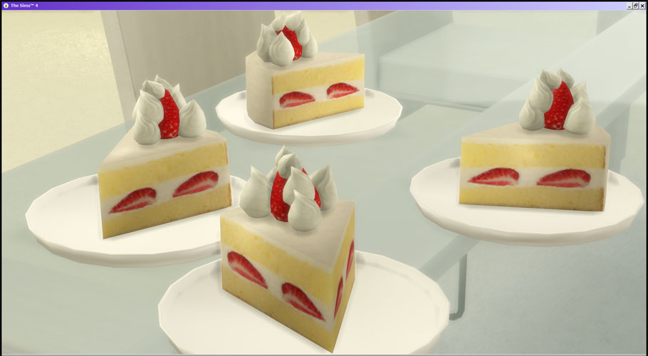 Decorative Desserts by Lolineko Sims 4