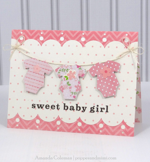 baby girl card