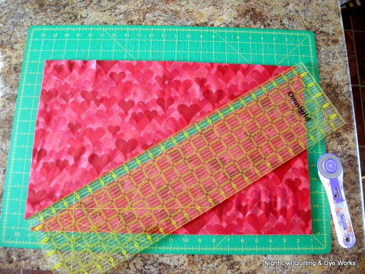 Night Owl Quilting & Dye Works Fat Quarter Place Mat Tutorial