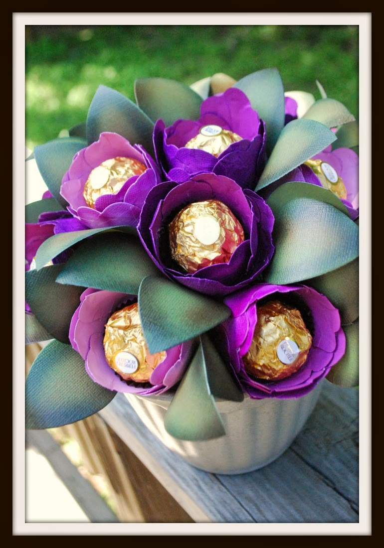 Up On Tippy Toes Mother's Day Chocolate Flower Arrangement