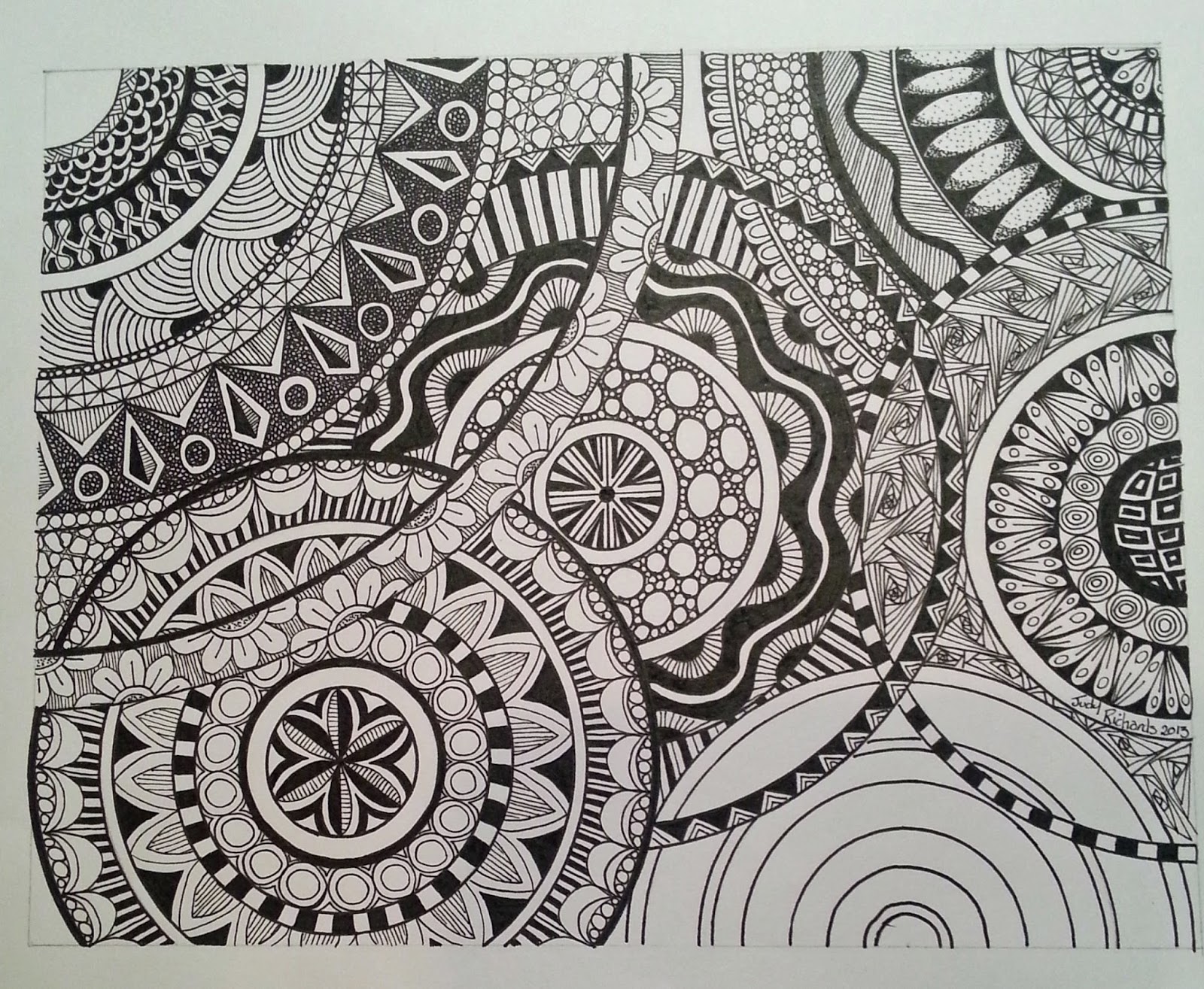 zentangle circles