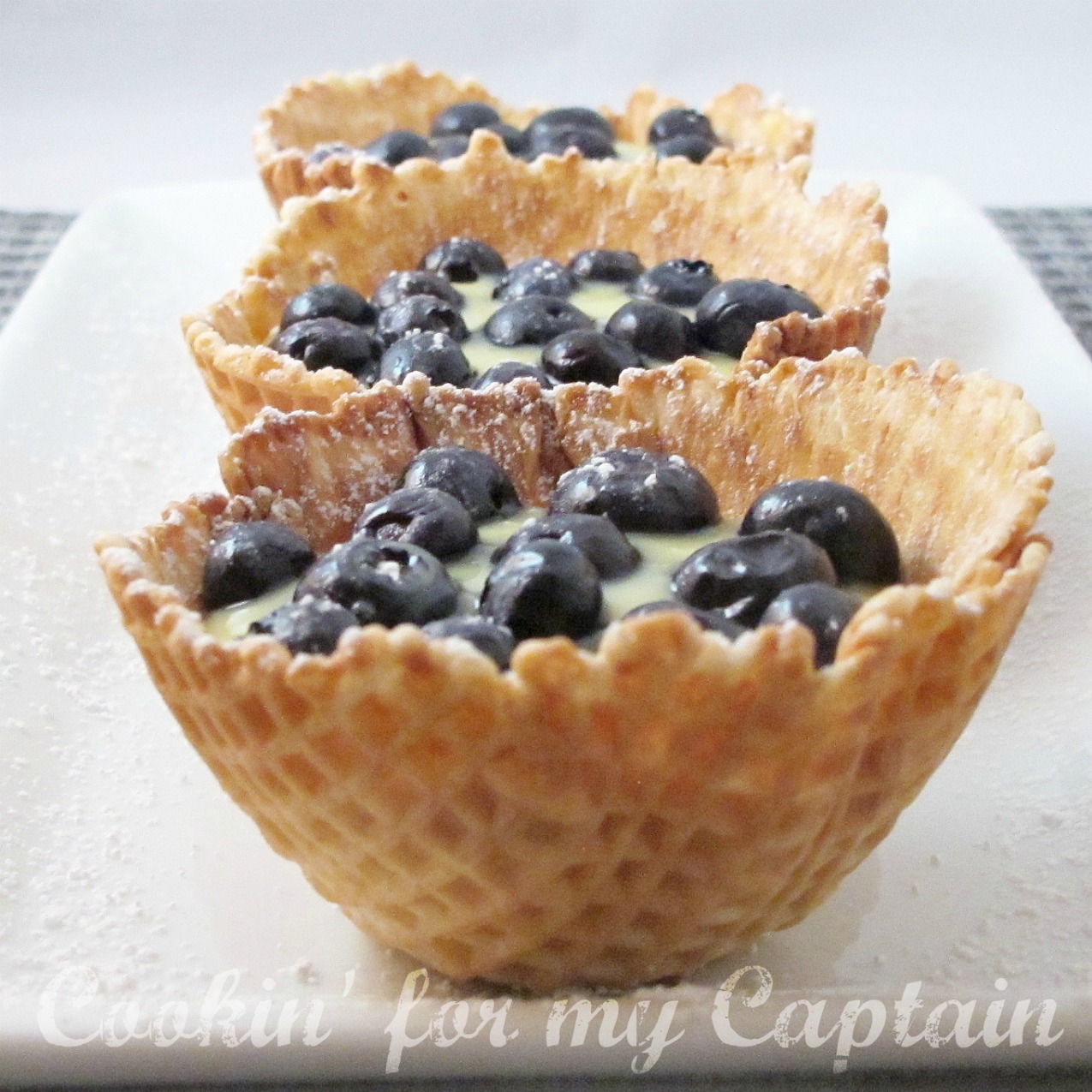 Cookin' for my Captain Waffle Cup Delights