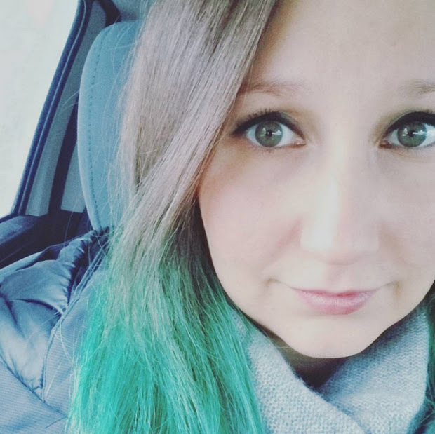 two years of turquoise dip dyed
