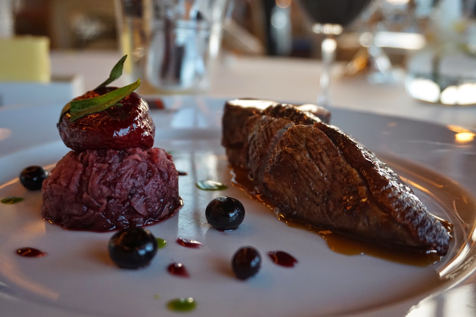 Duck breast at La Tour d'Argent Restaurant Duck breast La Tour d'Argent Restaurant Paris France Michelin Star