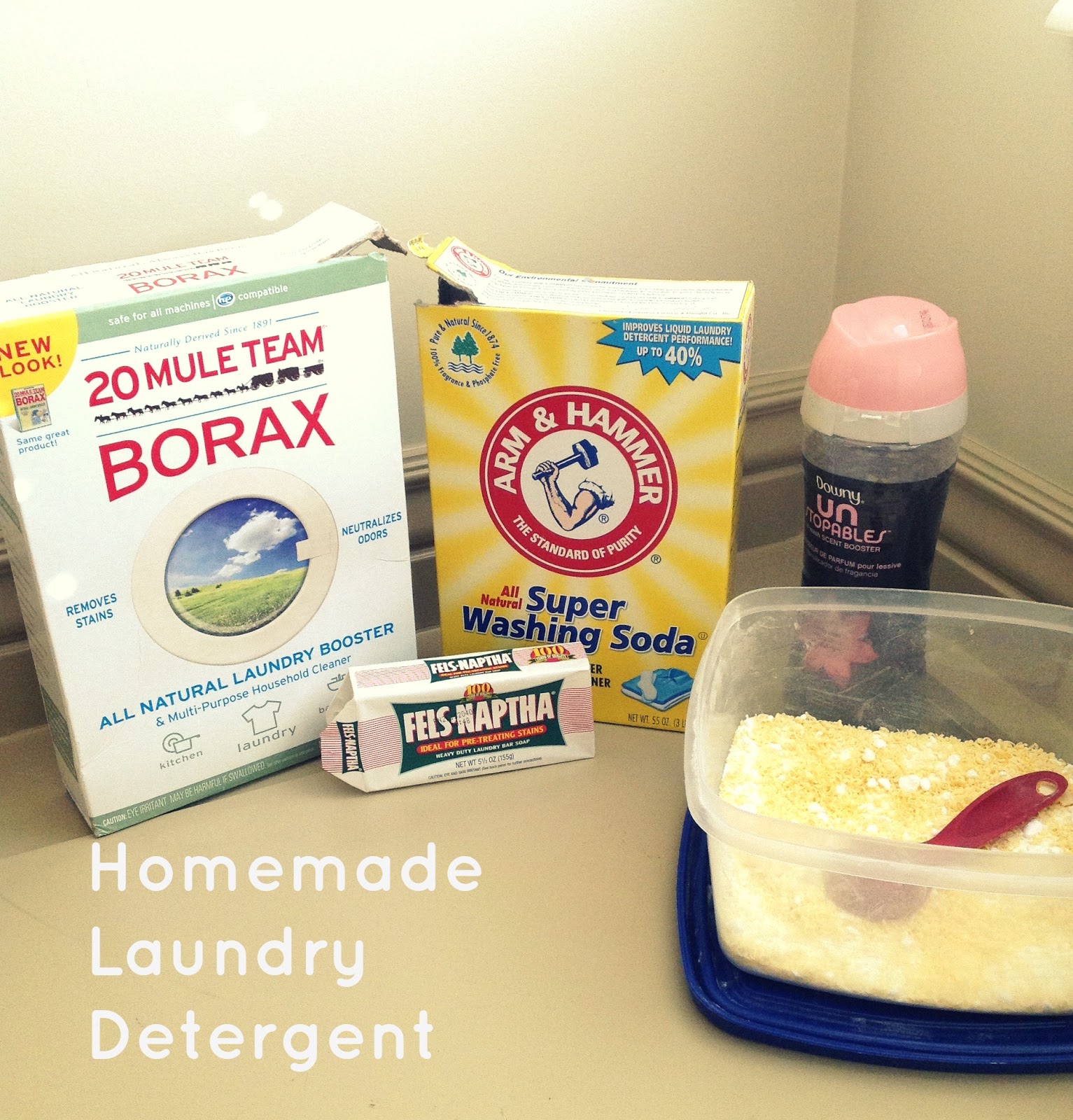 Let's Review Homemade Laundry Detergent