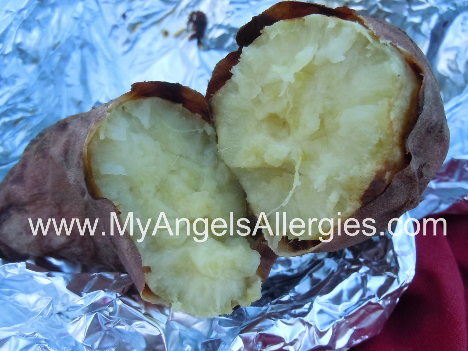 Fire Roasted Sweet Potatoes My Angel's Allergies