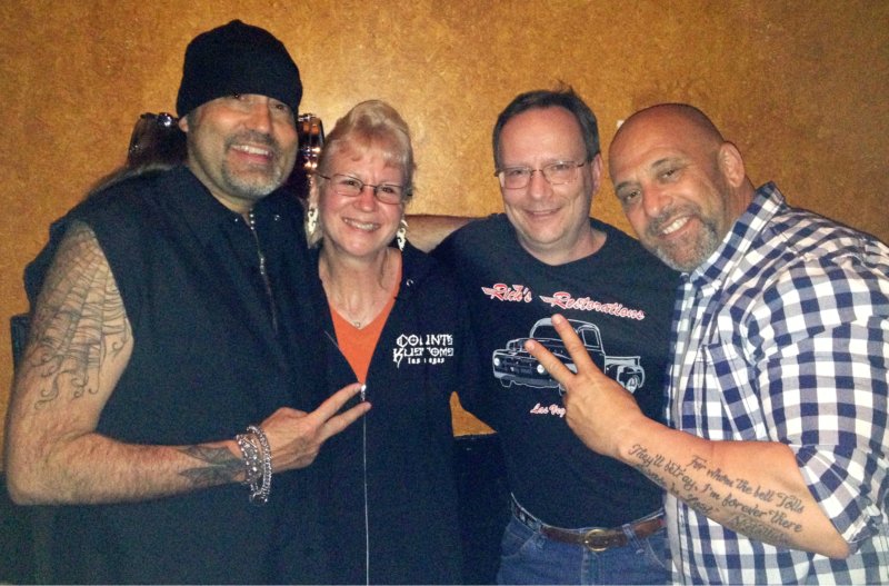 : Cat and me backstage at Count's Vamp'd with the Count, Danny Koker