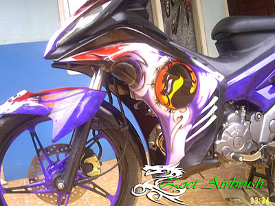 Modifikasi Jupiter MX - Modifikasi Airbrush Modifikasi Jupiter MX - Modifikasi Airbrush