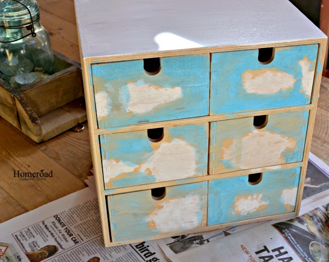 A Rustic Makeover of IKEA Storage Drawers With Fusion Paint Homeroad