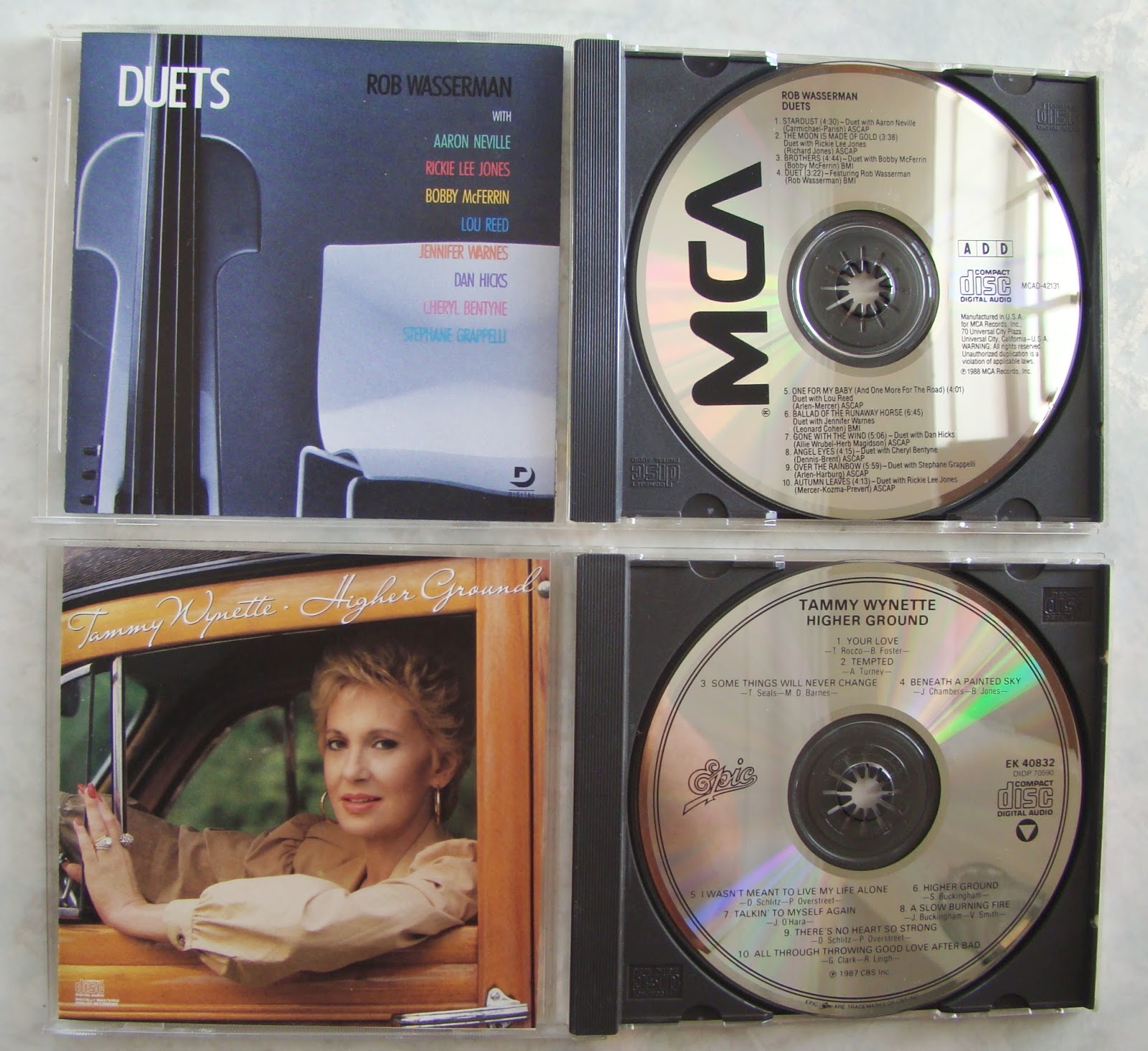 Imported audiophile CDs (sold) CD+rob+wesserman+duets