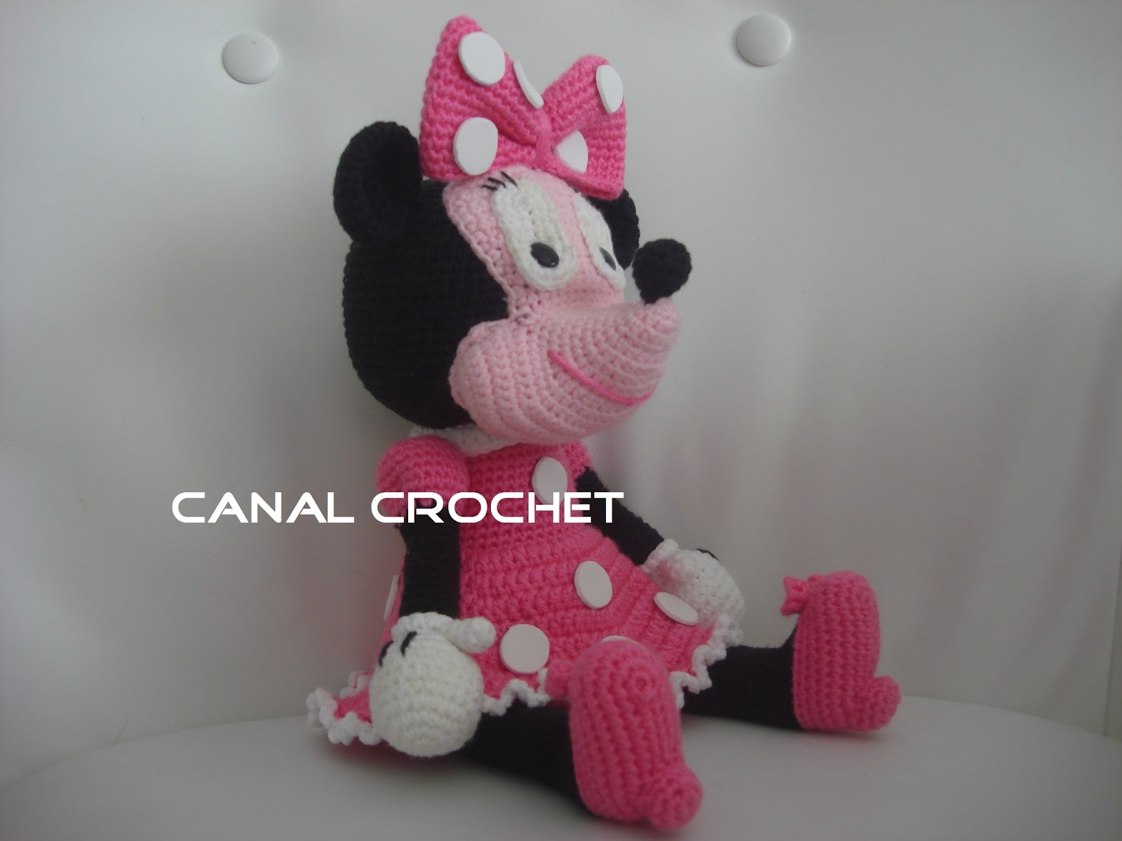 CANAL CROCHET Minnie amigurumi patrón libre