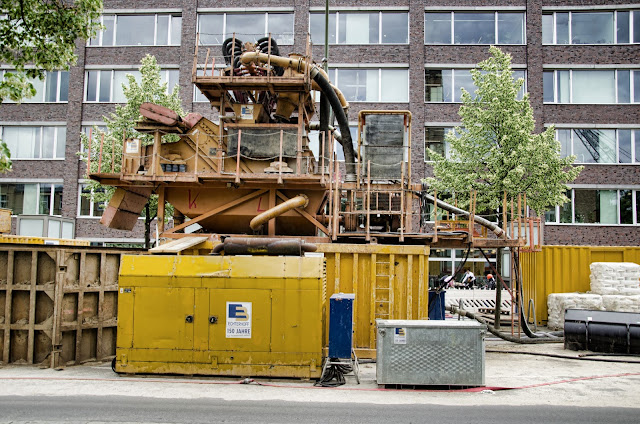 Baustelle Neubau Regenwasserkanal, Fasanenstraße / Hardenbergstraße, 10623 Berlin, 24.06.2013