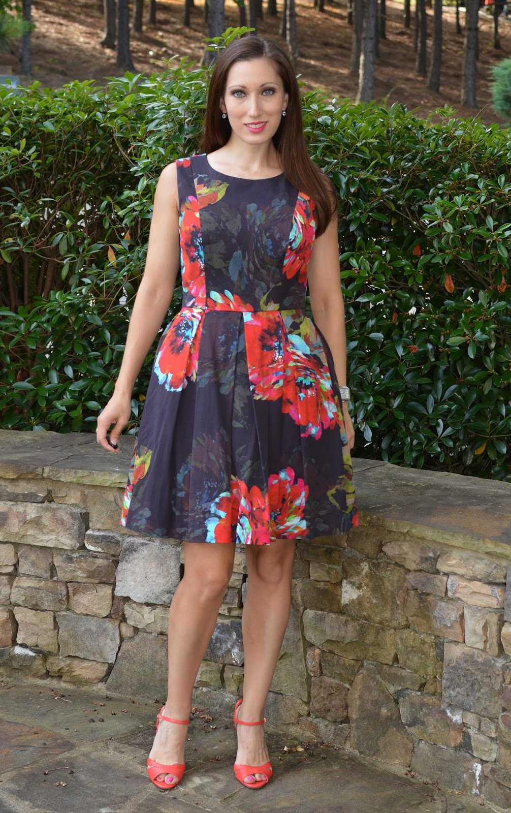 Everyday Fashionista Atlanta Blogger Colorful Dress, Brighter Outlook