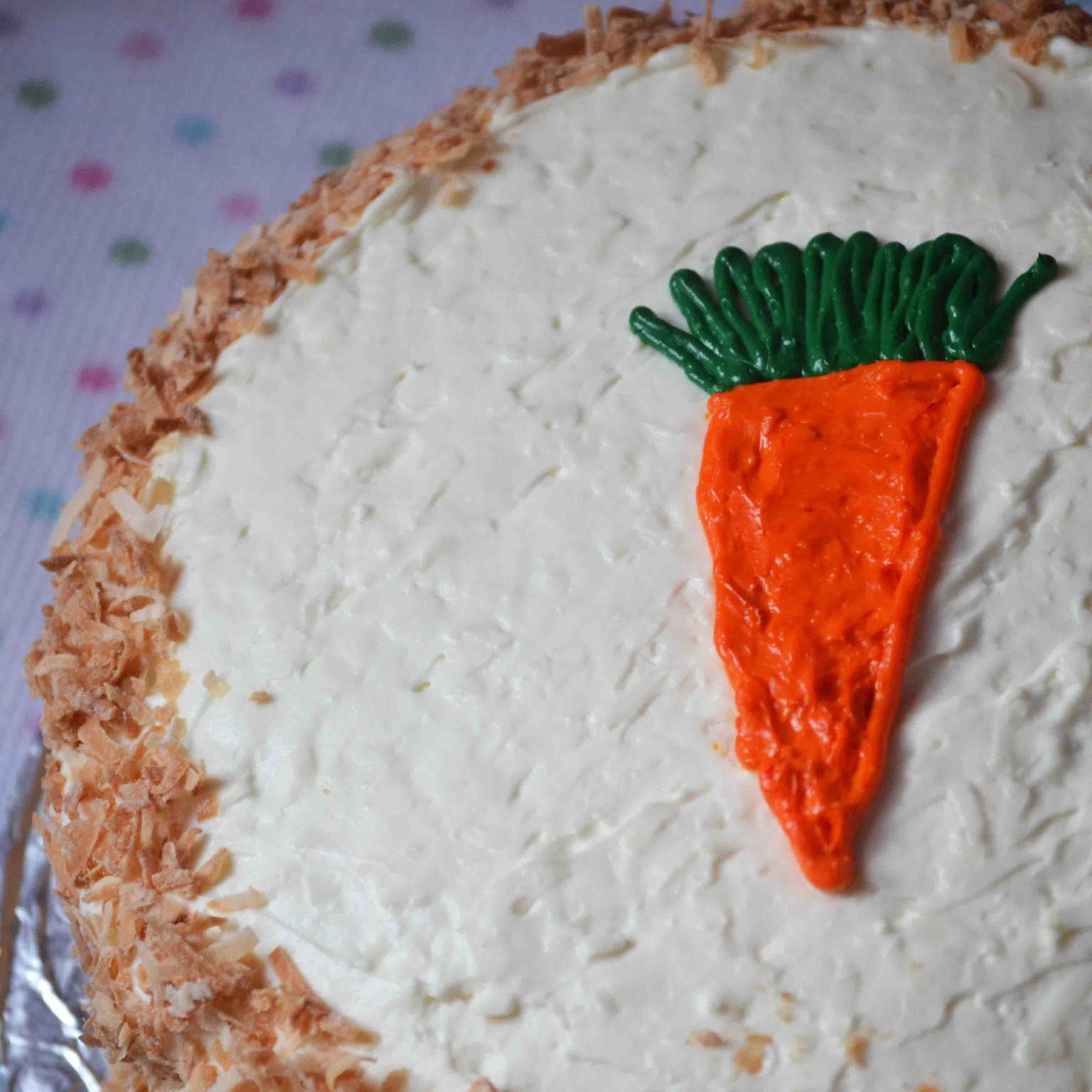 Bakeaholic Mama Carrot Cake w/ Whipped Coconut Cream Cheese Frosting