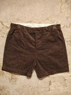 Engineered Garments "Rugby Short & Fatigue Short in Olive 14W Corduroy" Spring/Summer 2015 SUNRISE MARKET